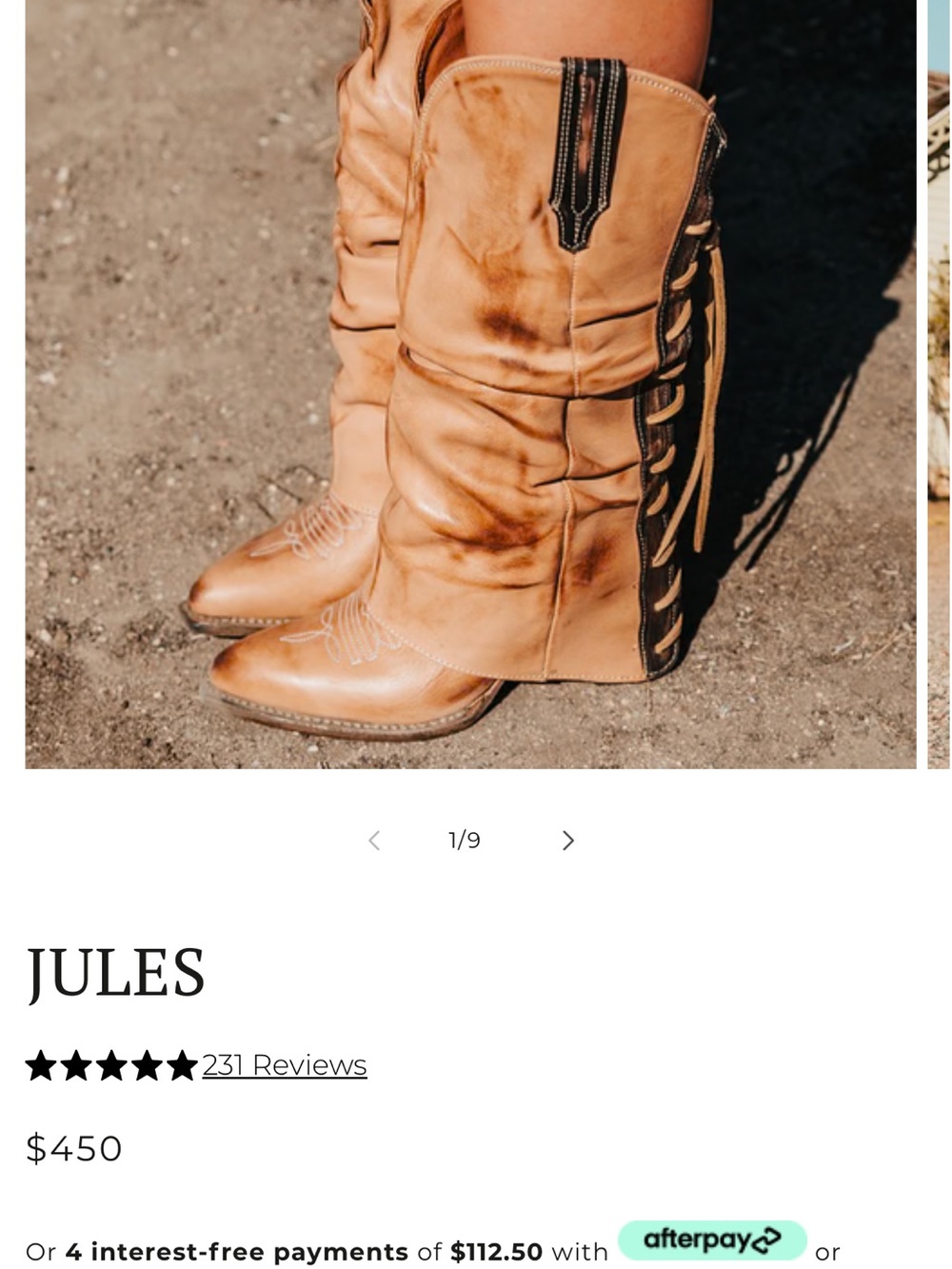 Freebird by Steven Tan Lace-Up Western-Inspired Mid-Calf Boots